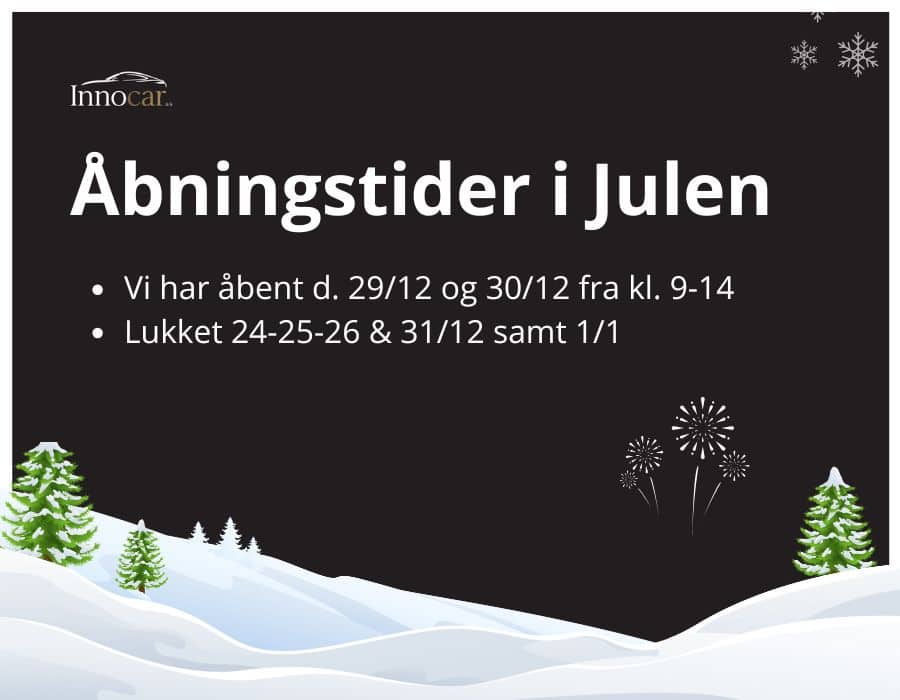 Åbningstider i julen